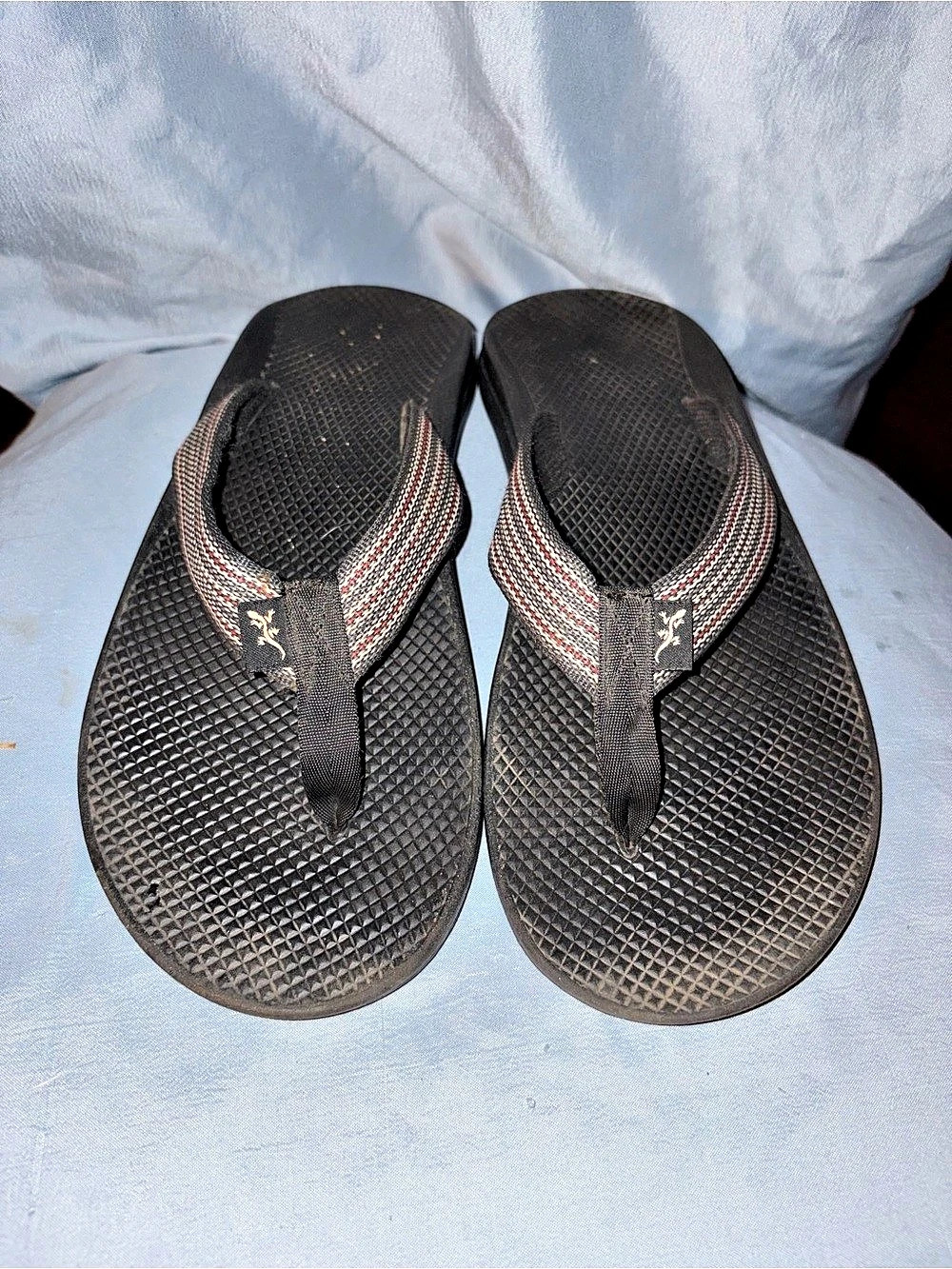 Chaco EcoTread Flip Flop Men's Black Sandals size 8.5